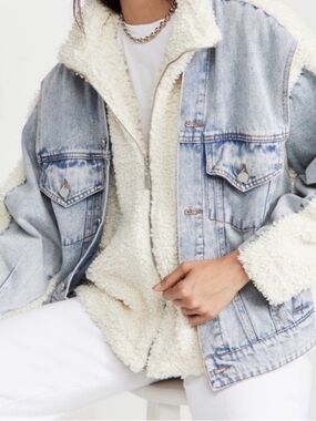 Blank NYC Jean Sherpa jacket